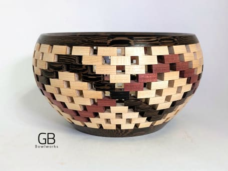 Hand turned wooden bowls